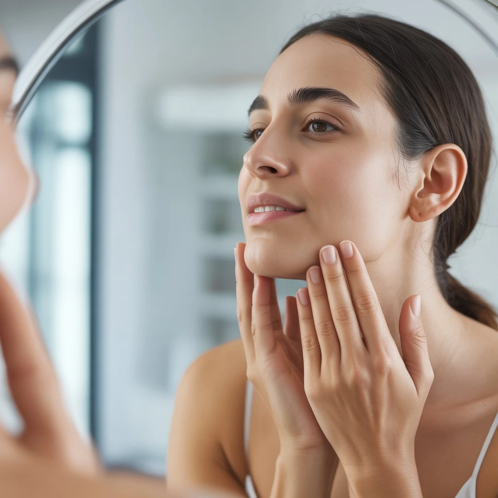 Consultation for double chin reduction and jawline contouring treatment in Dubai