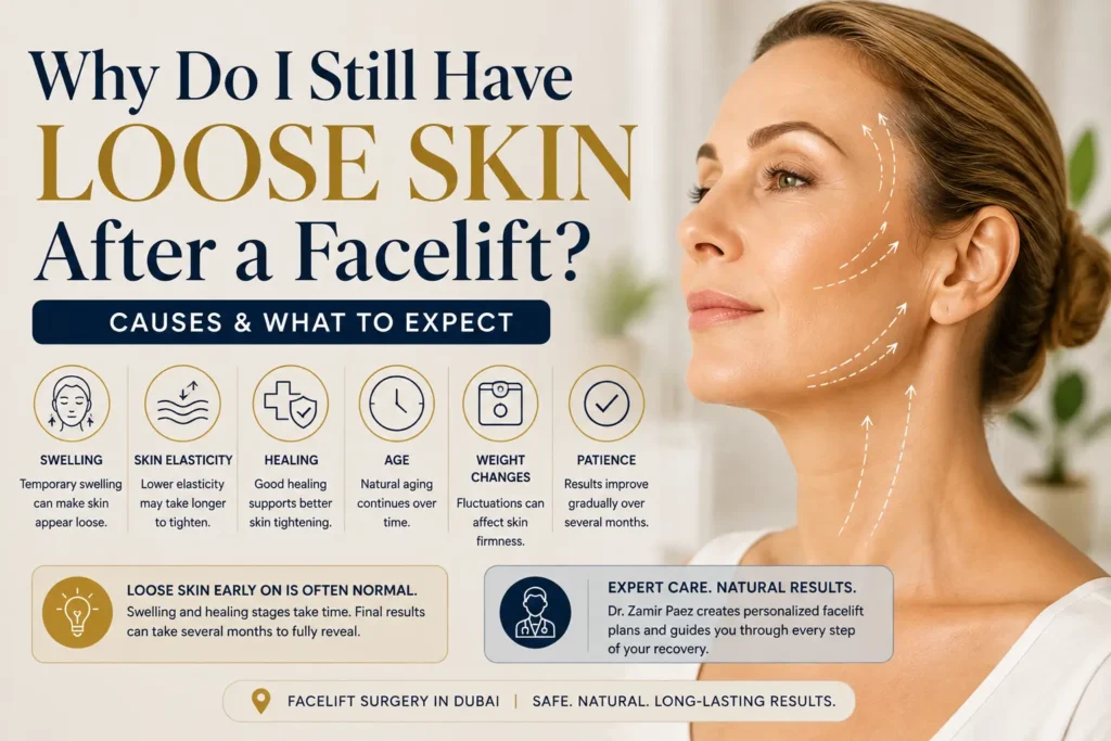 Uneven swelling after liposuction during the recovery process