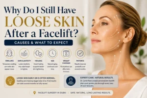 Uneven swelling after liposuction during the recovery process